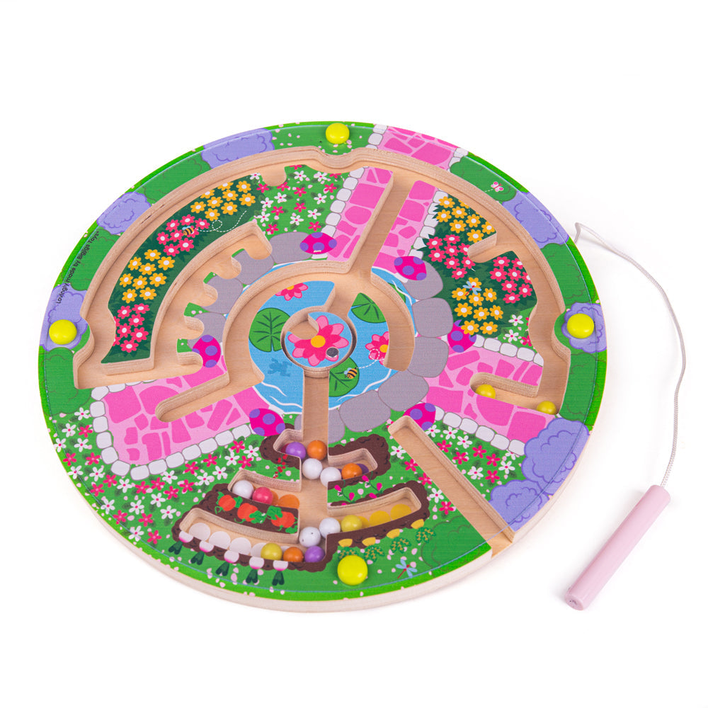 Flower Garden Maze Puzzle | Wooden Puzzles | Bigjigs Toys