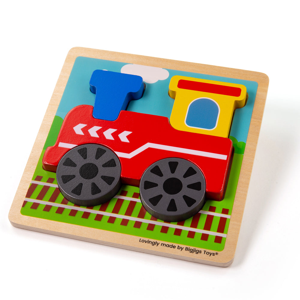 Chunky Lift-Out Train Puzzle | Puzzles For Toddlers | Bigjigs Toys