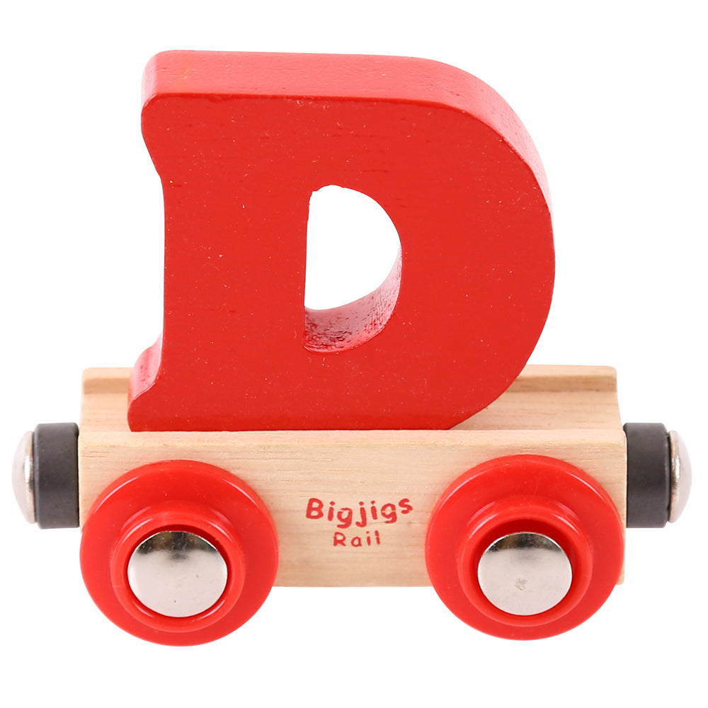 Rail Name Letters and Numbers D Red