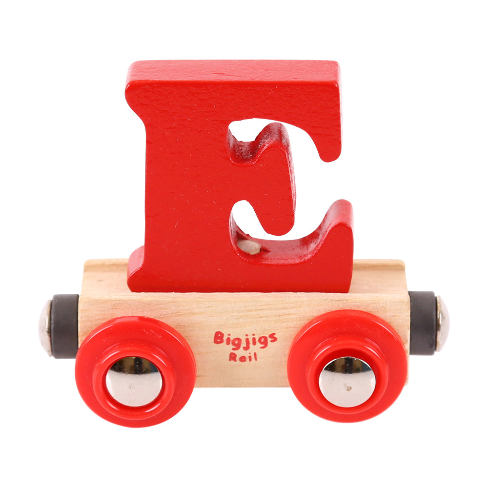 Rail Name Letters and Numbers E Red