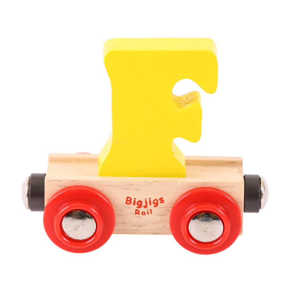 Rail Name Letters and Numbers F Yellow
