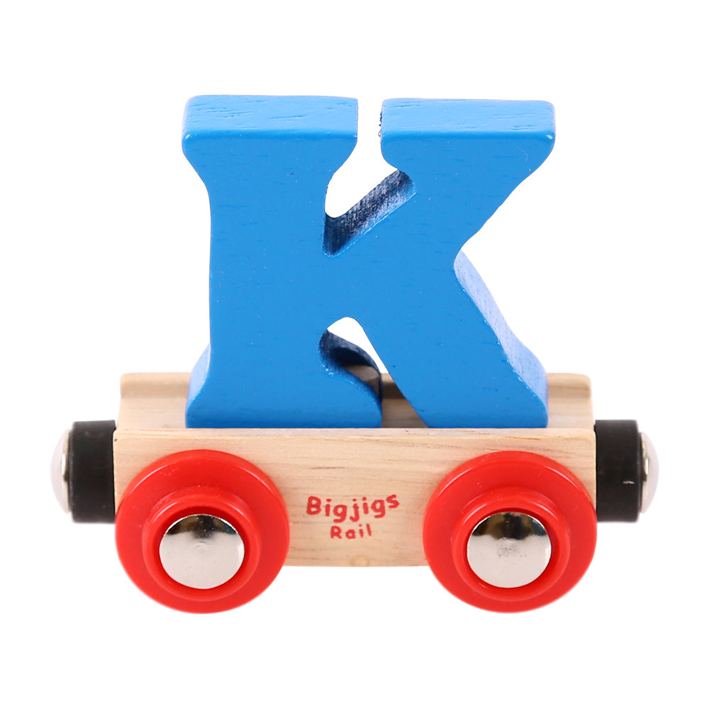 Rail Name Letters and Numbers K Blue