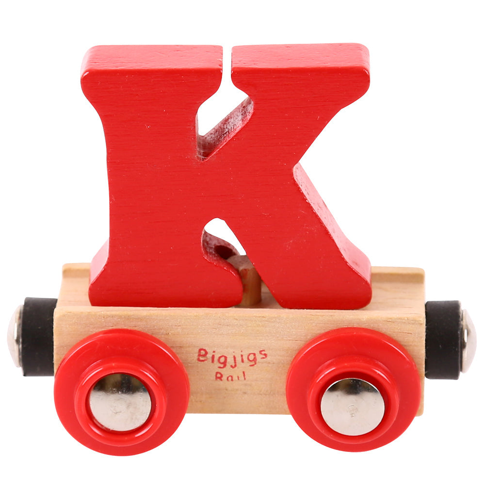Rail Name Letters and Numbers K Red