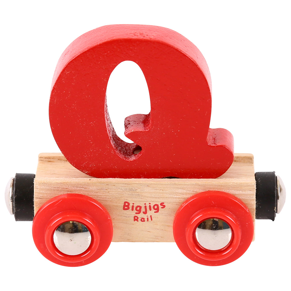 Rail Name Letters and Numbers Q Red
