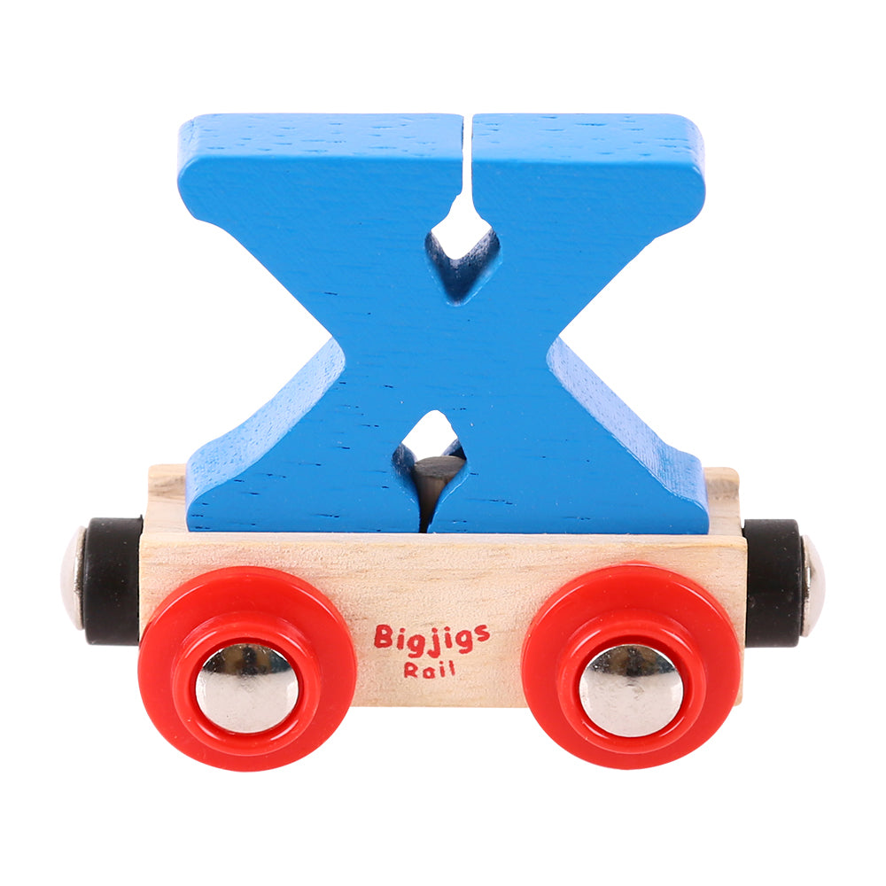 Rail Name Letters and Numbers X Blue