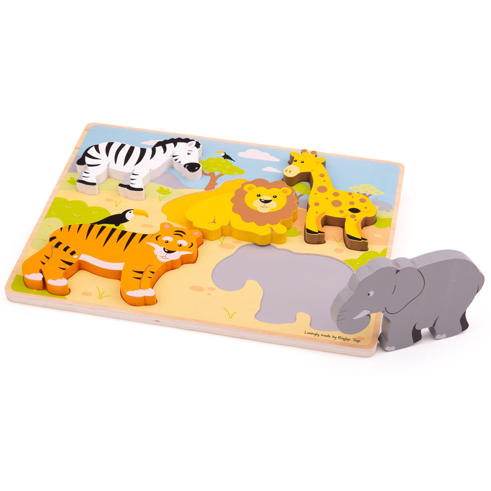 Chunky Lift Out Safari Puzzle