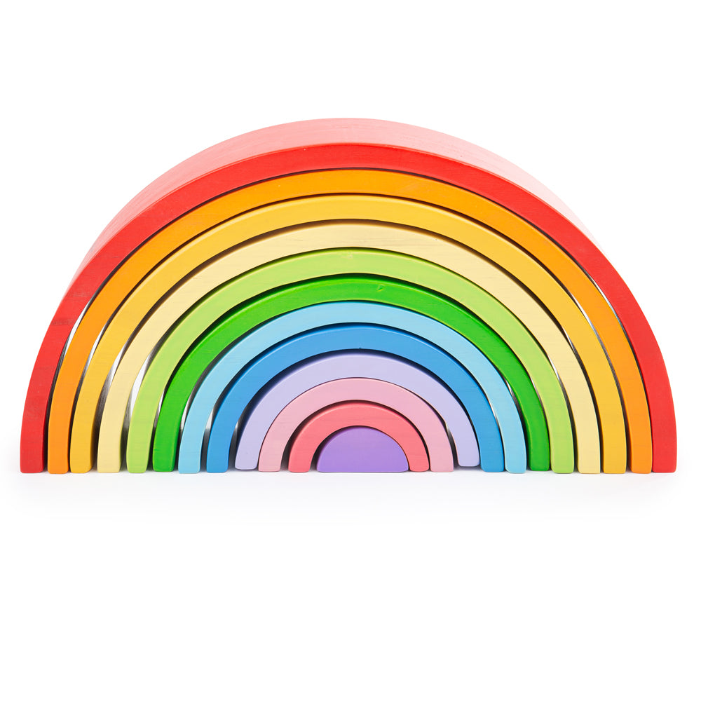 Wooden Stacking Rainbow - Large - BJ498