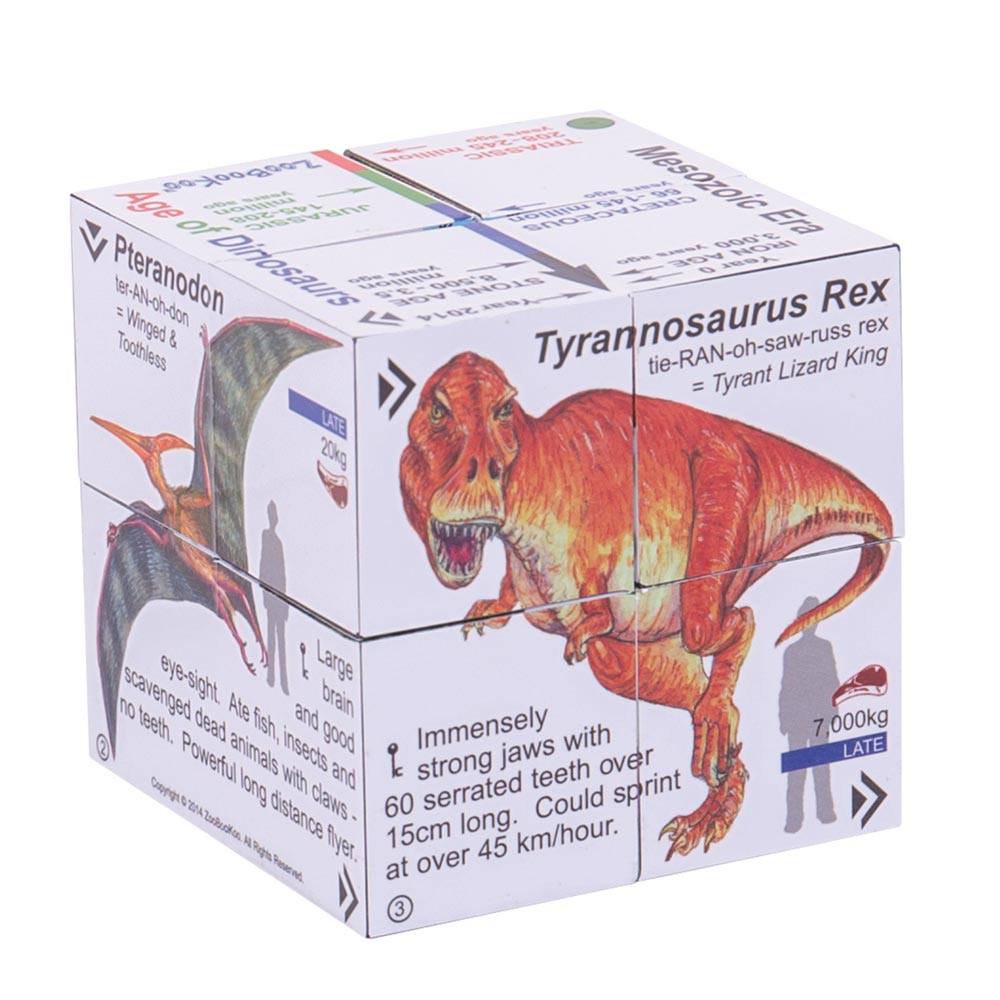 Factual Dinosaur - T-Rex and Friends Cubebook